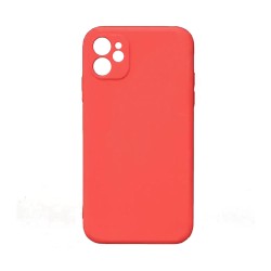 Silicone Case with Camera Shield for Apple iPhone 12 Red Silicone Case with Camera Shield for Apple iPhone 12 Red